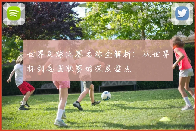 世界足球比赛名称全解析:从世界杯到各国联赛的深度盘点